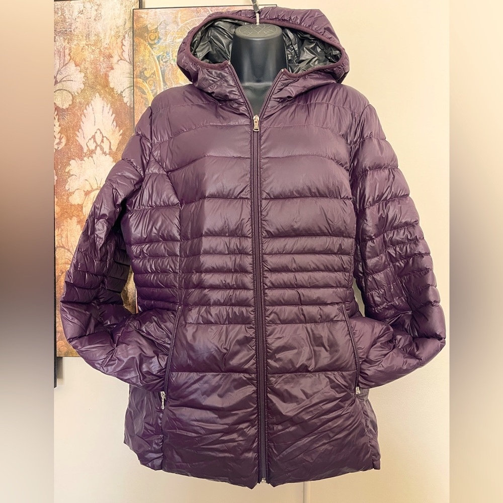 Halifax Traders Purple Puffer Jacket Coat size XL